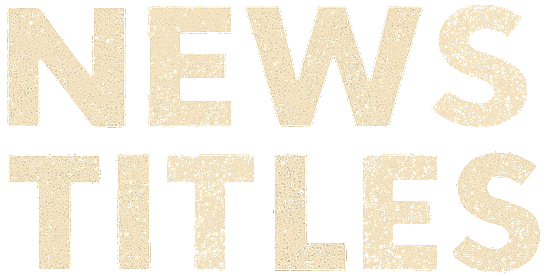 NEWS TITLES Logo Text